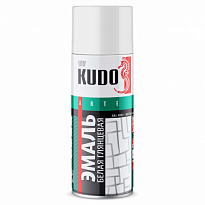 KUDO KU-1001 Краска белая глянцевая 520мл 1/12шт